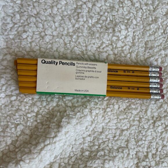 Vintage ~1980's Faber-Castell No.3 SV 210 Balance Pencils Unsharpened New - Picture 1 of 2
